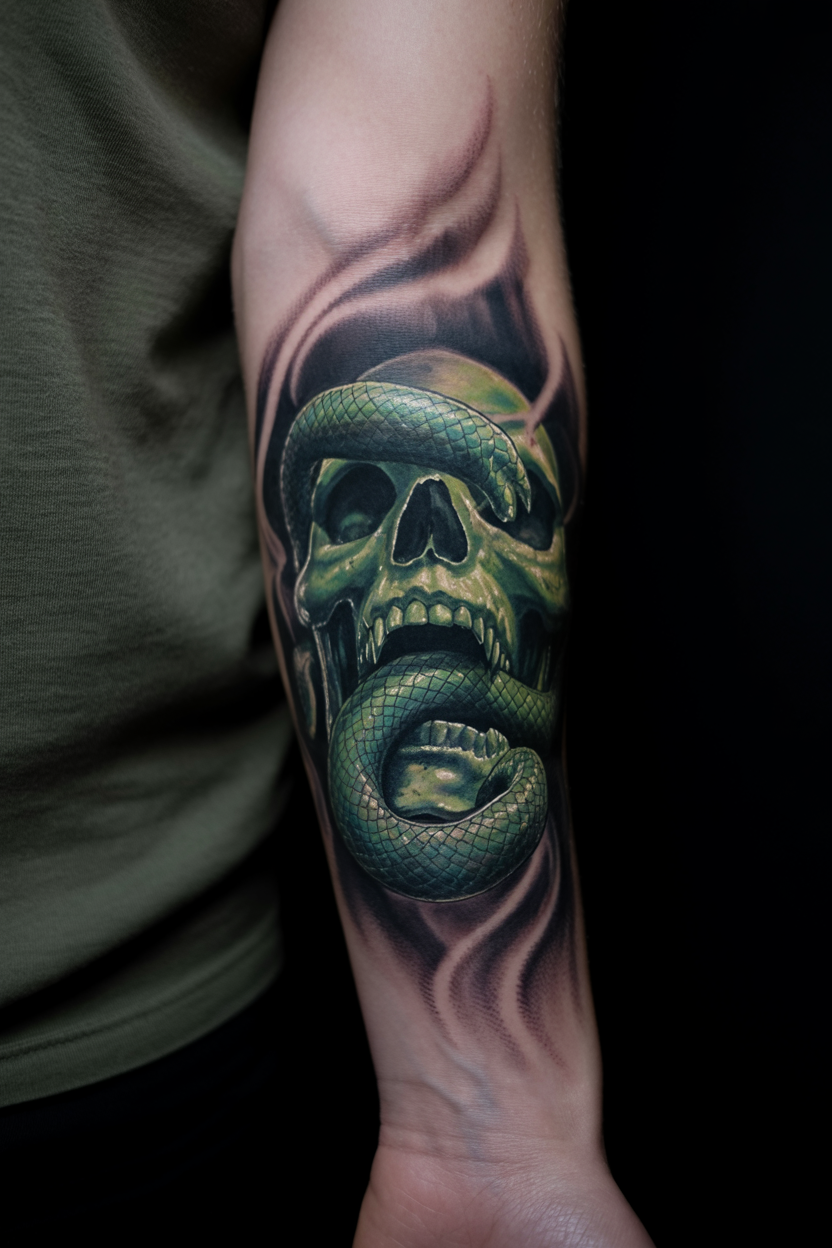 Death Eater Dark Mark Tattoo