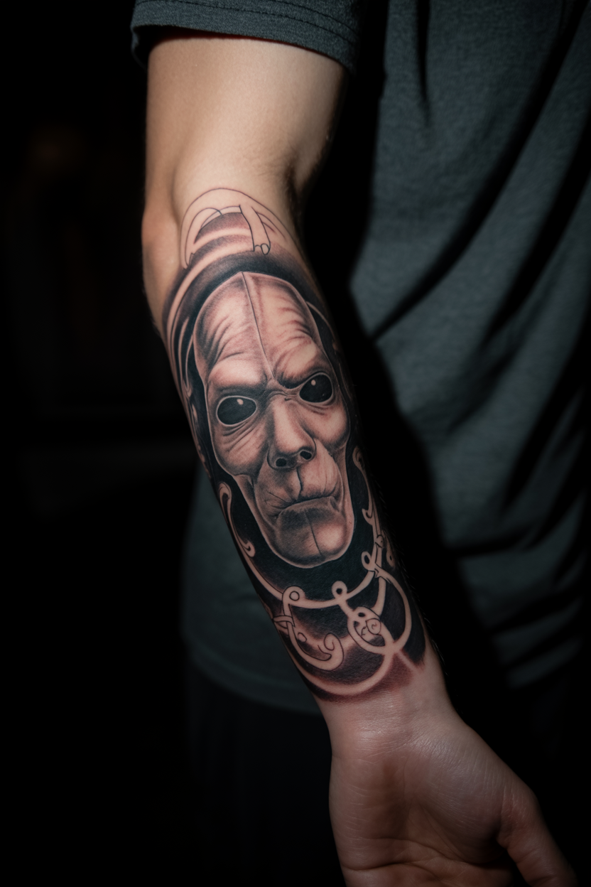 Death Eater Forearm Tattoo 2