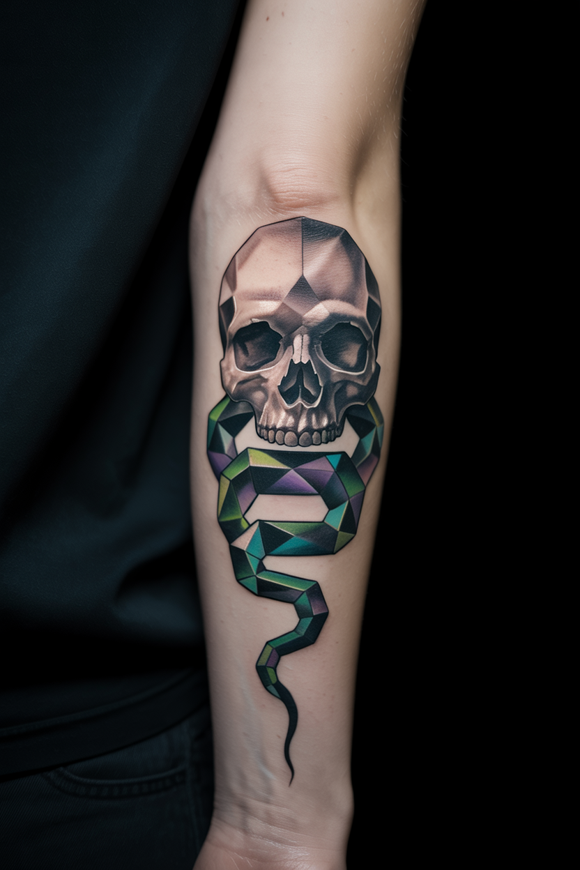 Death Eater Geometric Tattoo 2