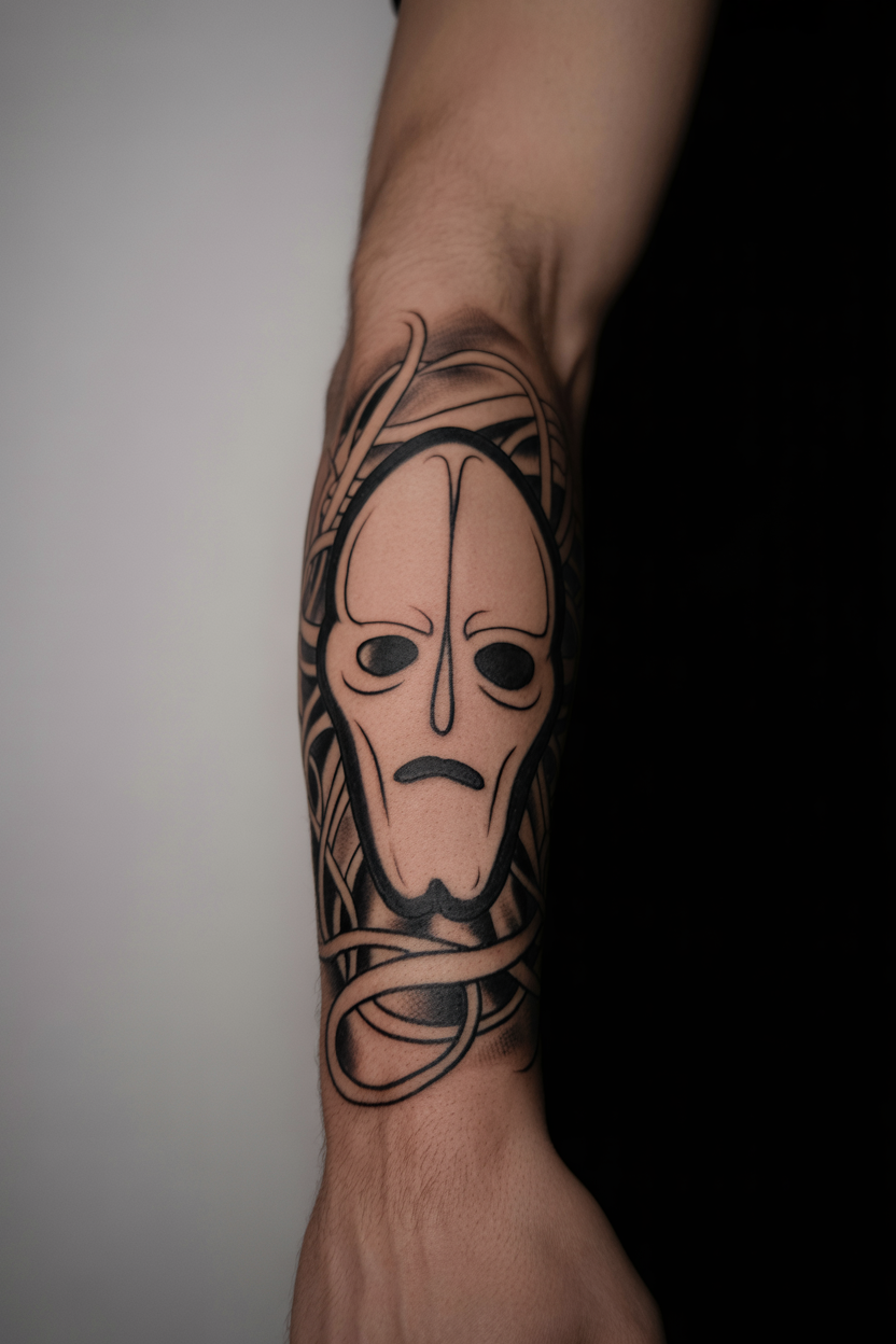 Death Eater and Butterfly Tattoo 2