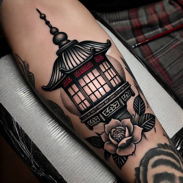 14 Vintage Lantern Tattoo Ideas 11 Depiction Of Stoic Philosophy2