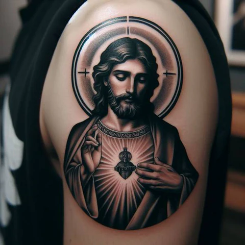15 Sensational San Judas Tattoo Ideas 5 Detailed San Judas Tattoo On Arm