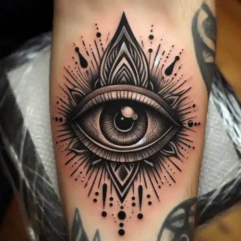 14 Stunning Spiritual Tattoo Ideas 4 Detailed Spiritual Eye Tattoo