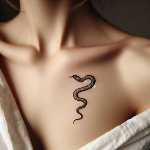 30 Sacred Snake Tattoo Ideas To Highlight Your Exclusivity! 40 Discrete Snake Tattoo On Chest