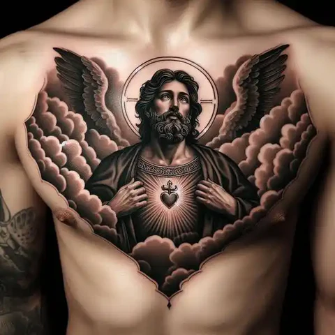 15 Sensational San Judas Tattoo Ideas 15 Divine San Judas Tattoo With A Twist2