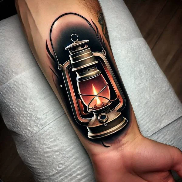 14 Vintage Lantern Tattoo Ideas 8 Duality Of Reality