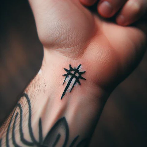 Elegant Berserk Tattoo On Wrist