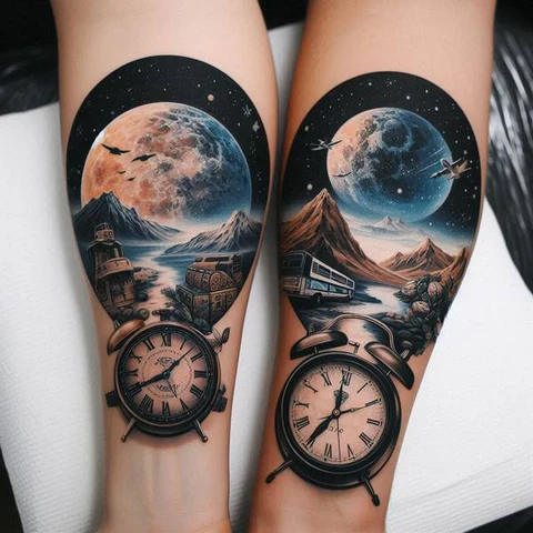 15 Fascinating Travel Tattoo Ideas 9 Emblem Of Friendshi