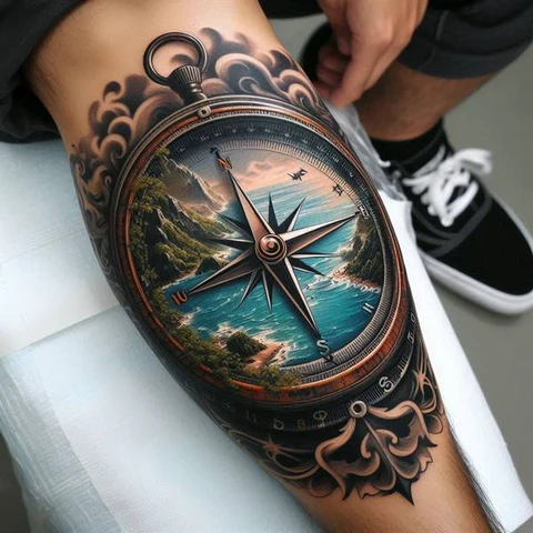 15 Fascinating Travel Tattoo Ideas 13 Exhibition Of Guidance