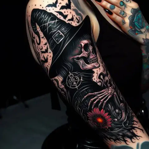 21 Spooky And Sinister Witchy Tattoos ideas 30 Exposing The Ugly Truth2