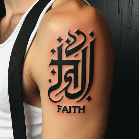 Faith Arabic Tattoo