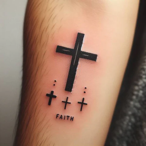 Faith Cross Tattoo