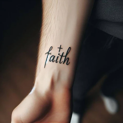 Faith Forearm Tattoo2