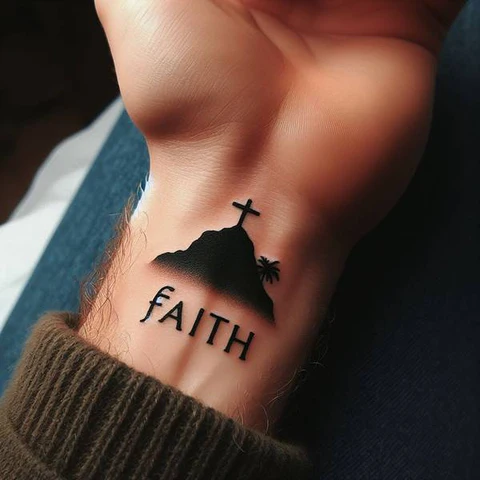 Faith tattoo on Wrist