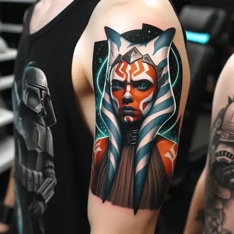 Feminine Ahsoka Tattoo