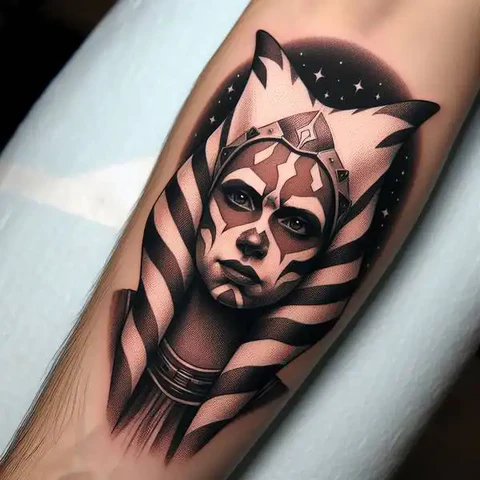 Feminine Ahsoka Tattoo2