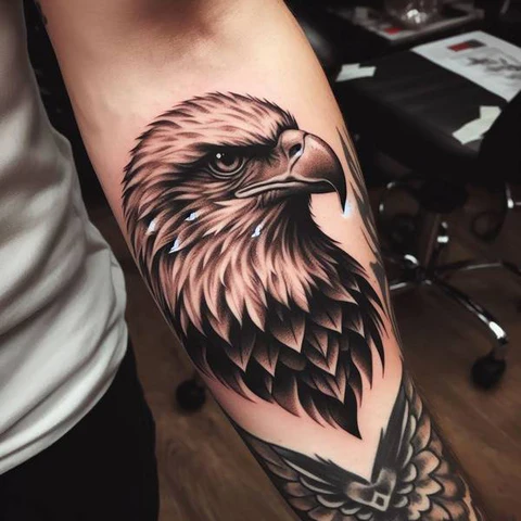 42 Exquisite Eagle Tattoo Ideas 19 Ferocious Eagle Head Tattoo