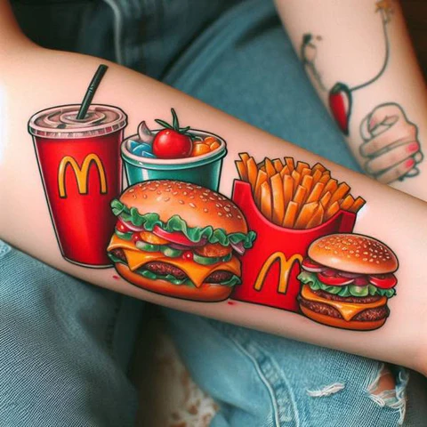 14 Humorous Food Tattoo Ideas and Meanings To Showcase Your Appetite To 14