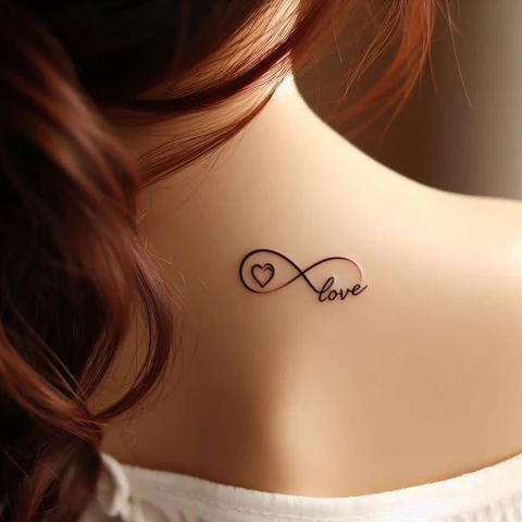 83 Classic Initial Tattoo Ideas To Stay With You Till Eternity! 8 Geometric Infinity Tattoo With A Discreet Twist 2