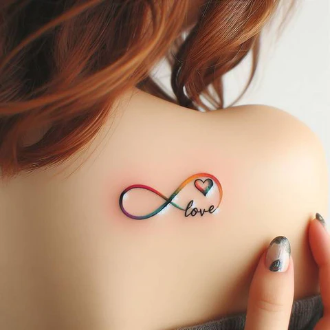 83 Classic Initial Tattoo Ideas To Stay With You Till Eternity! 7 Geometric Infinity Tattoo With A Discreet Twist