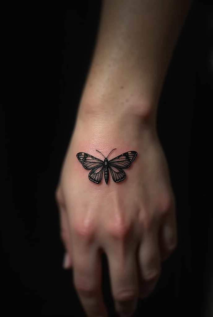 15 Magical Moth Tattoo Ideas 9 Geometric Moth Tattoo With Crystalline Wings