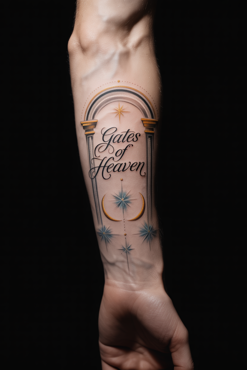 Glimpse Of Radiance Simple As above so below Tattoo With Opposing Aspect 2