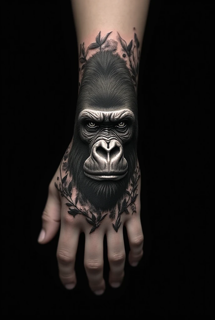 10 Enchanting Gorilla Tattoo Ideas For The Brave Souls 9 Gorilla Head Tattoo