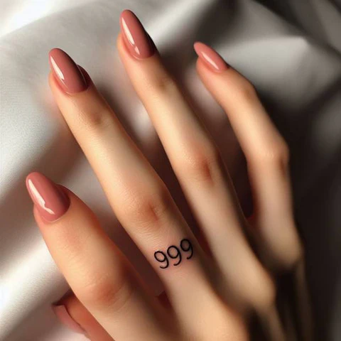 17 Astonishing 999 Tattoo Ideas That Are Both Meaningful And Stylish 10 Grip Or Let Go 2 Inspiring 999 Finger Tattoo