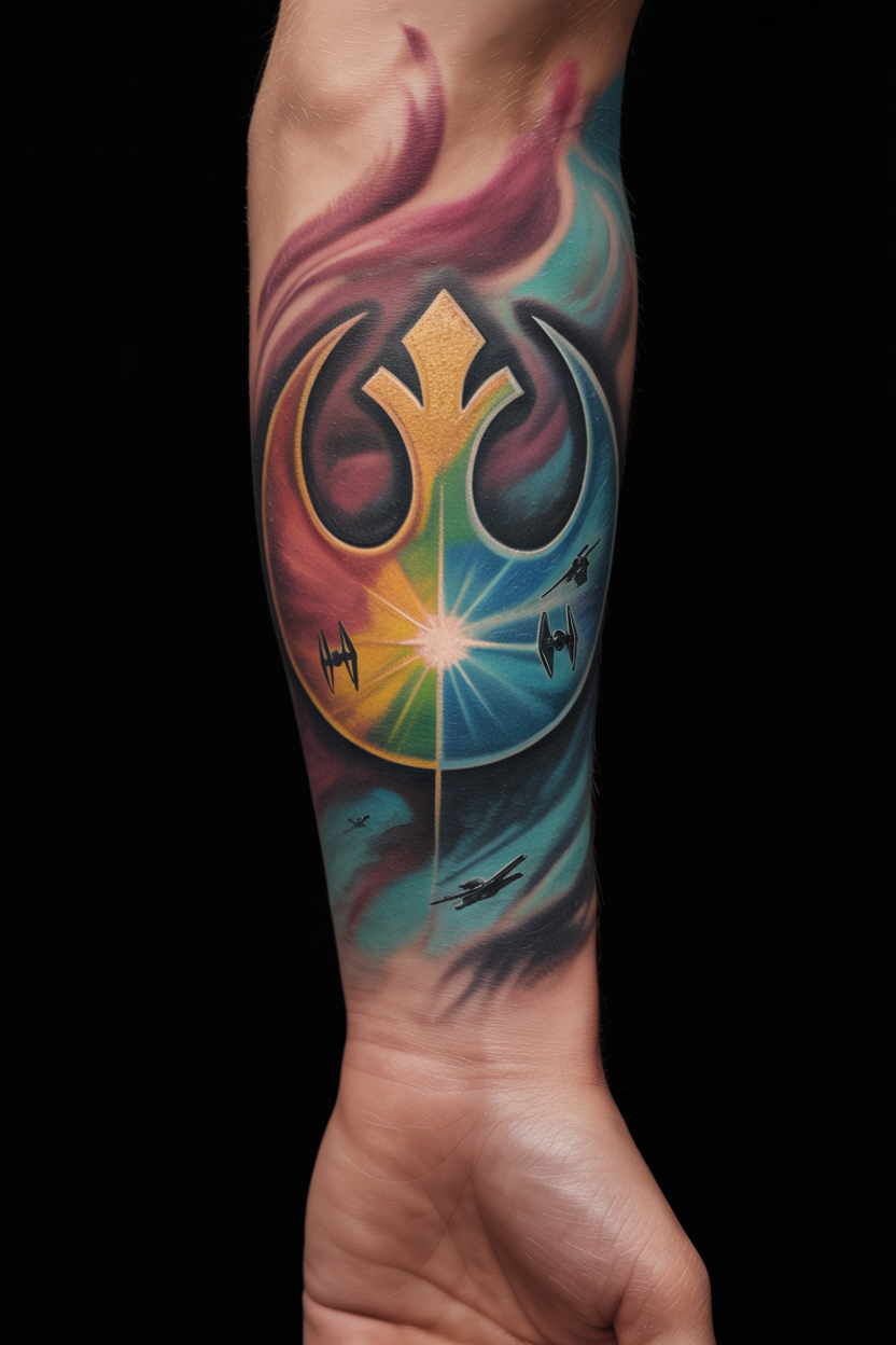 Handsome Han Solo Tattoo 2
