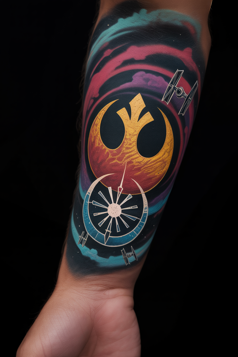 Handsome Han Solo Tattoo