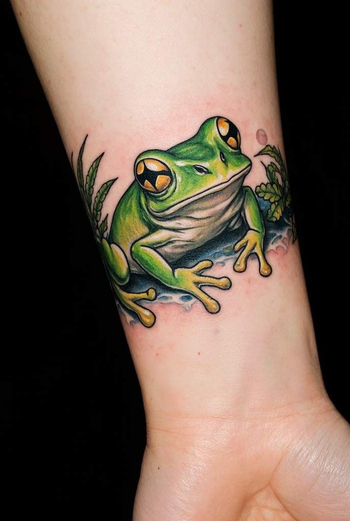 23 Fabulous Frog Tattoo Ideas 10 Interesting Coqui Frog Tattoo 1