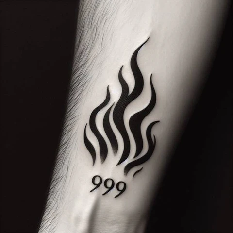 17 Astonishing 999 Tattoo Ideas That Are Both Meaningful And Stylish 28 Intricate 999 Design 1
