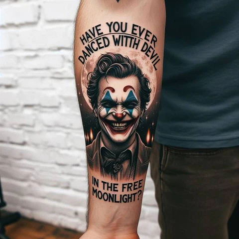 29 Fascinating Joker Tattoo Ideas 43 Intricate Joker Quote Tattoo