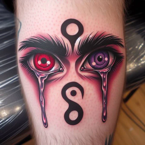 Intricate Sharingan Rinnegan Tattoo2