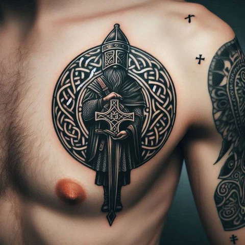 17 Empowering Ideas For Celtic Cross Tattoos 2 Irish Warrior Celtic Cross Tatto