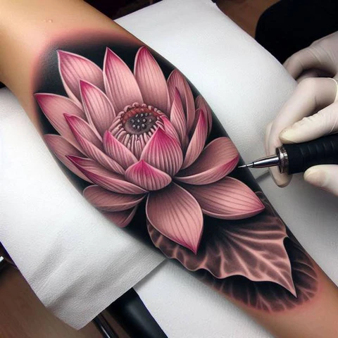 28 Refreshing Lotus Flower Tattoo Ideas 7