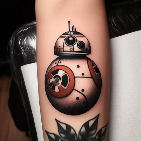 Joyful BB 8 Tattoo2