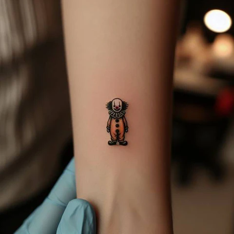 22 Sensational Clown Tattoo Ideas 24 Keeping It Light And Simple