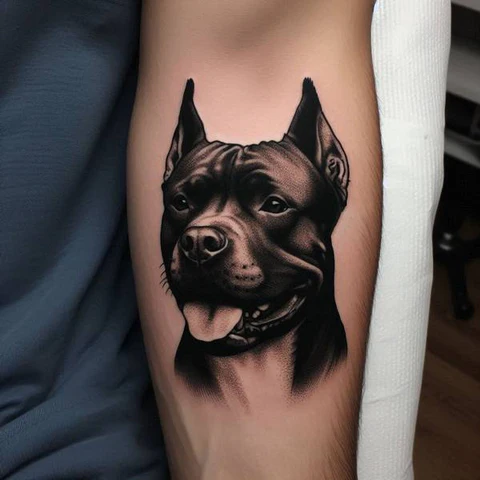 14 Glorious Pitbull Tattoo Ideas 15 Keeping Things Interesting2