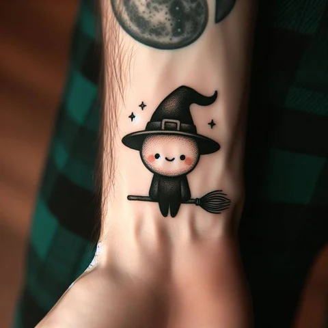 21 Spooky And Sinister Witchy Tattoos ideas 33 Leaning Towards The Softer Side