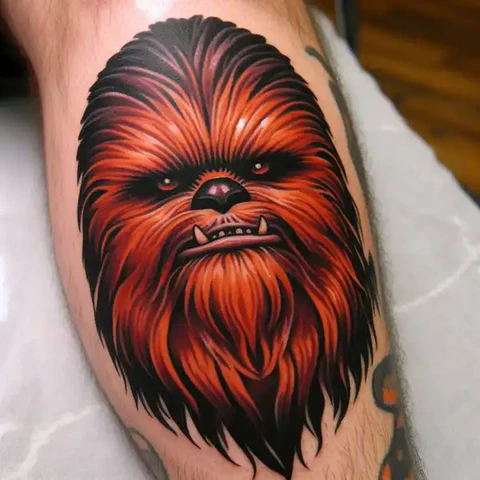 Lively Chewbacca Tattoo2