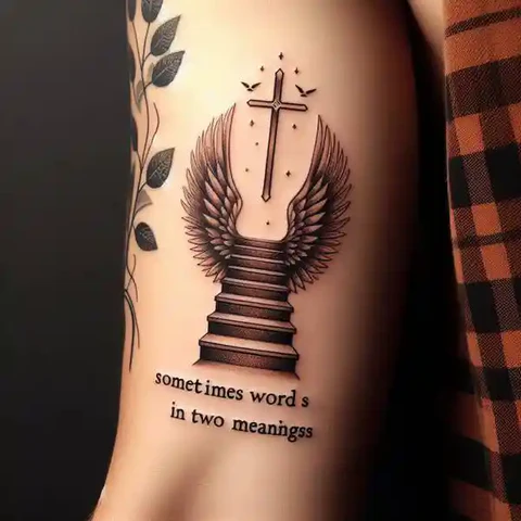 14 Sensational Stairway To Heaven Tattoo Ideas! 17 Lyrical Stairway To Heaven Tattoo