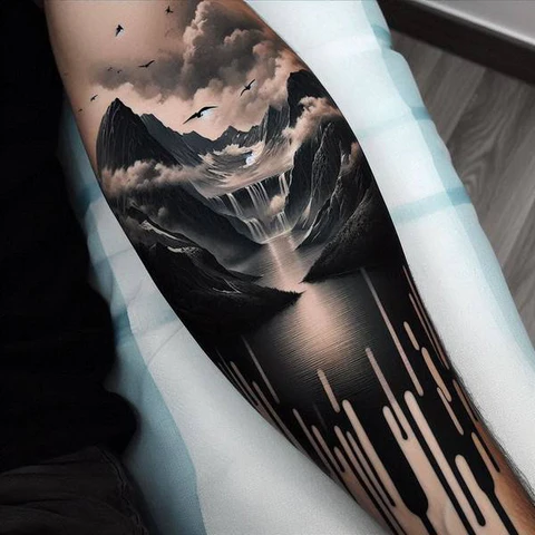 22 Powerful Water Tattoo Ideas 12 Magnificence of Darknes2