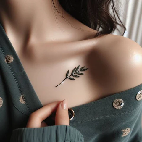 16 Staggering Olive Branch Tattoo Ideas 8 Making A Statement With Subtlet2