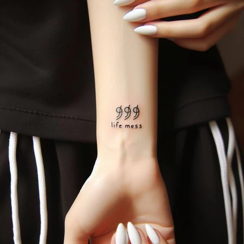17 Astonishing 999 Tattoo Ideas That Are Both Meaningful And Stylish 11 Monochrome Halsey 999 Tattoo With A Life Altering Quote