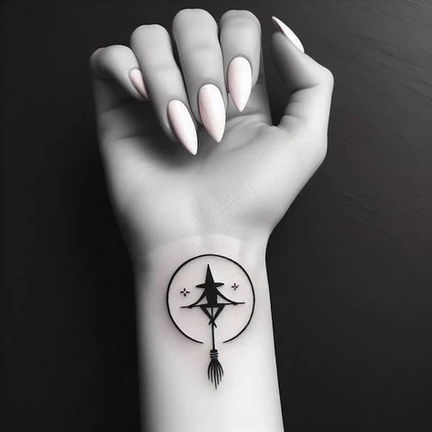 21 Spooky And Sinister Witchy Tattoos ideas 2 Ode To Femininity2