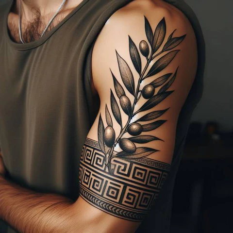 16 Staggering Olive Branch Tattoo Ideas 15 Paying Homage To The Homeland