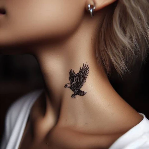 42 Exquisite Eagle Tattoo Ideas 10 Personal Eagle Tattoo On Nec