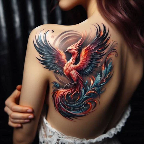 15 Blazing Hot Ideas For Phoenix Tattoos 17 Phoenix Tattoo On Shoulde2