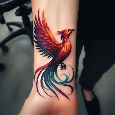 15 Blazing Hot Ideas For Phoenix Tattoos 21 Phoenix Tattoo On Wris